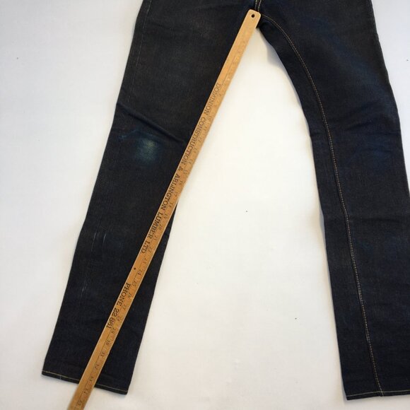 The Strike Gold Japan Slim Tapered 17oz Selvedge Button Fly Jeans 29 - Picture 12 of 12